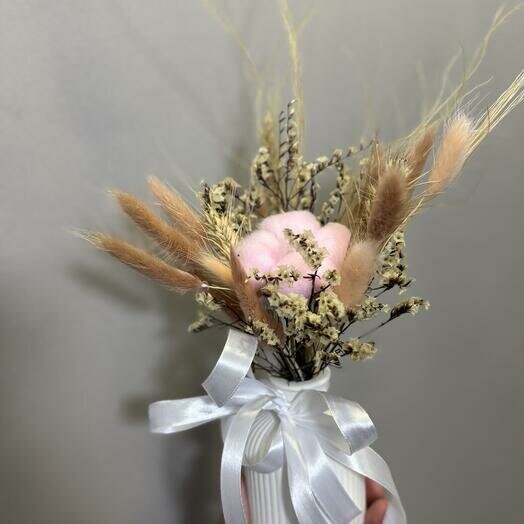 Ваза с сухоцветами 🌹️, артикул F1472233 - 3676 рублей, доставка по городу. Flawery - доставка цветов