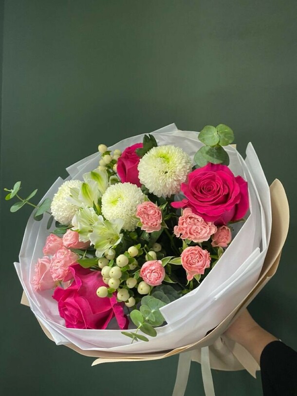 Букет нимфа, артикул F1350443 - 7214 рублей, доставка по городу. Flawery - доставка цветов