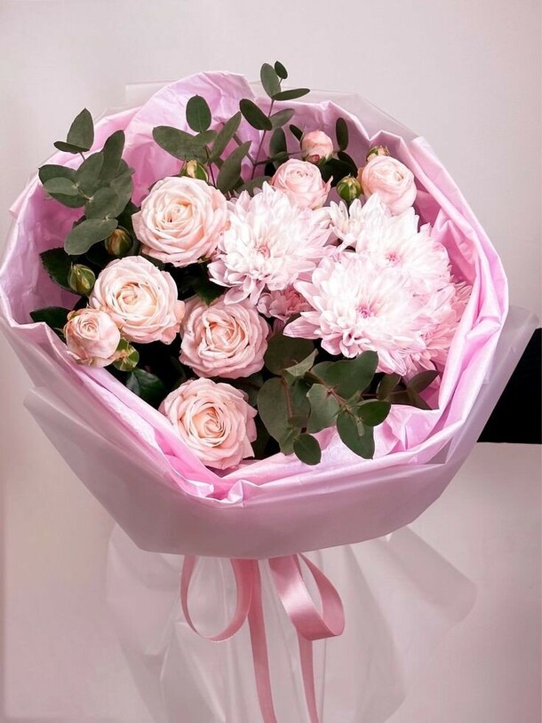 Букет жемчужина, артикул F1367743 - 3860 рублей, доставка по городу. Flawery - доставка цветов