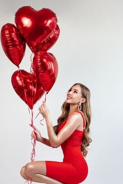 Набор сердец 5шт, артикул F1377793 - 1950 рублей, доставка по городу. Flawery - доставка цветов