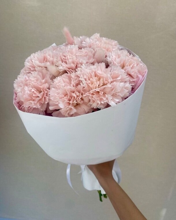 Букет из диантусов (11 шт), артикул F1462890 - 2292 рублей, доставка по городу. Flawery - доставка цветов