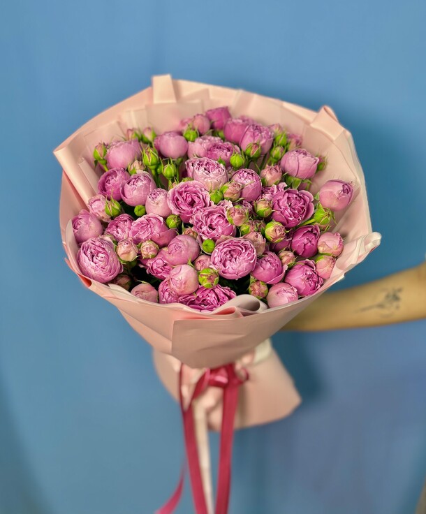 Пионовидные розы ❤️‍🔥, артикул F1428627 - 5636 рублей, доставка по городу. Flawery - доставка цветов