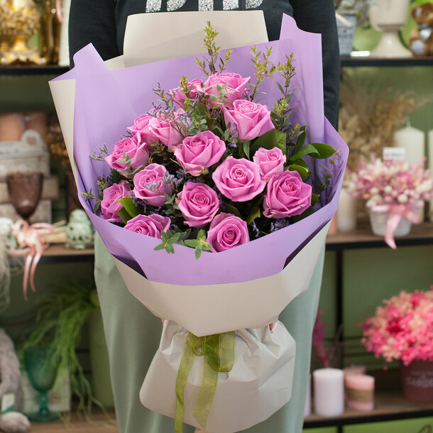 Букет цветов "ливьера", артикул F1116062 - 7900 рублей, доставка по городу. Flawery - доставка цветов