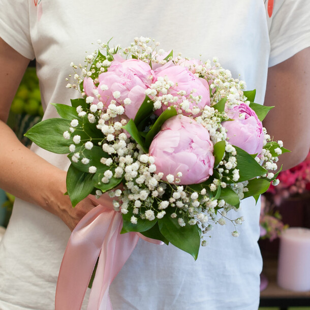 Букет невесты "лаура", артикул F1125312 - 9300 рублей, доставка по городу. Flawery - доставка цветов