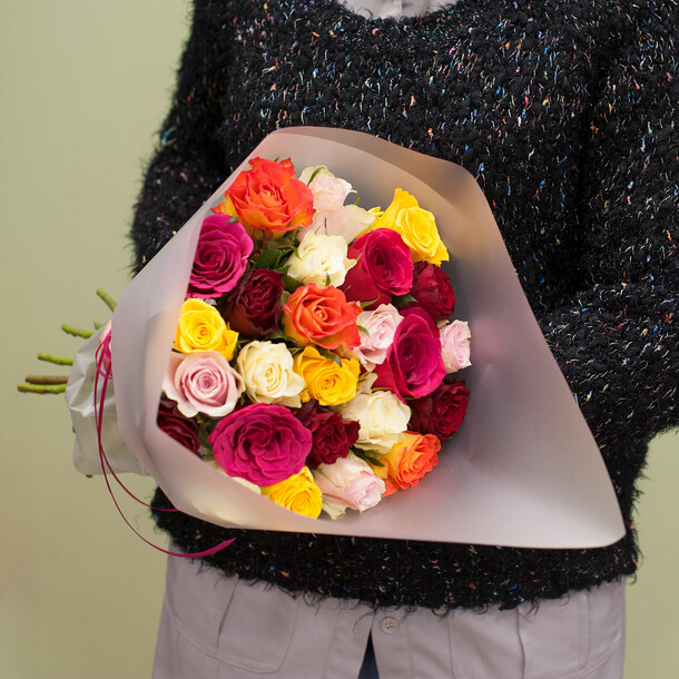 Букет из роз "кения", артикул F114919 - 5000 рублей, доставка по городу. Flawery - доставка цветов