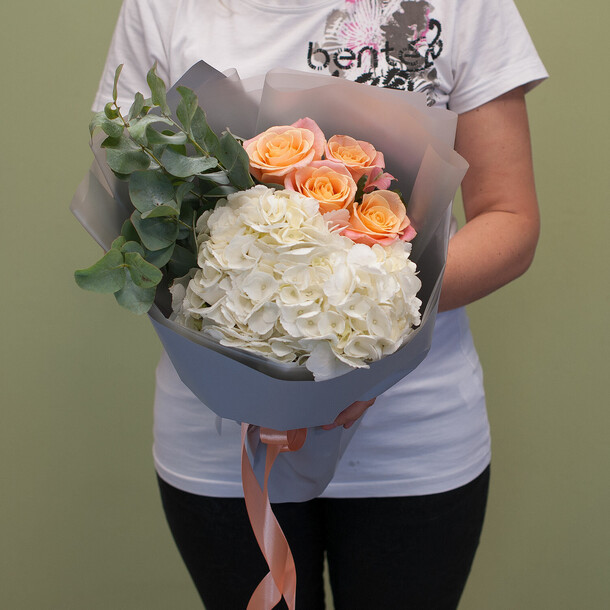 Букет цветов "сладкая вата", артикул F1205532 - 4500 рублей, доставка по городу. Flawery - доставка цветов