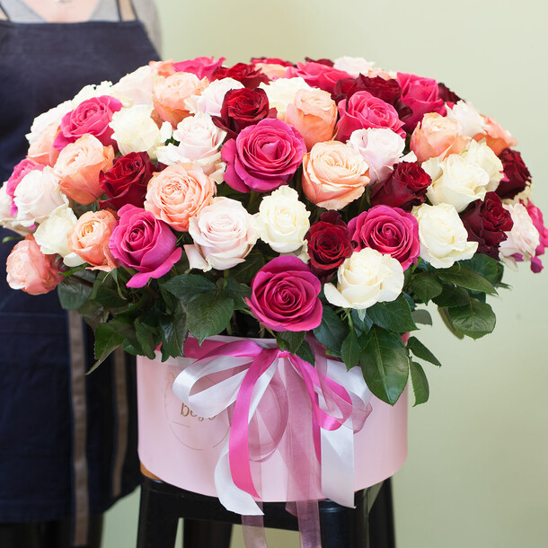 Коробка с цветами "калахари", артикул F1248651 - 65000 рублей, доставка по городу. Flawery - доставка цветов