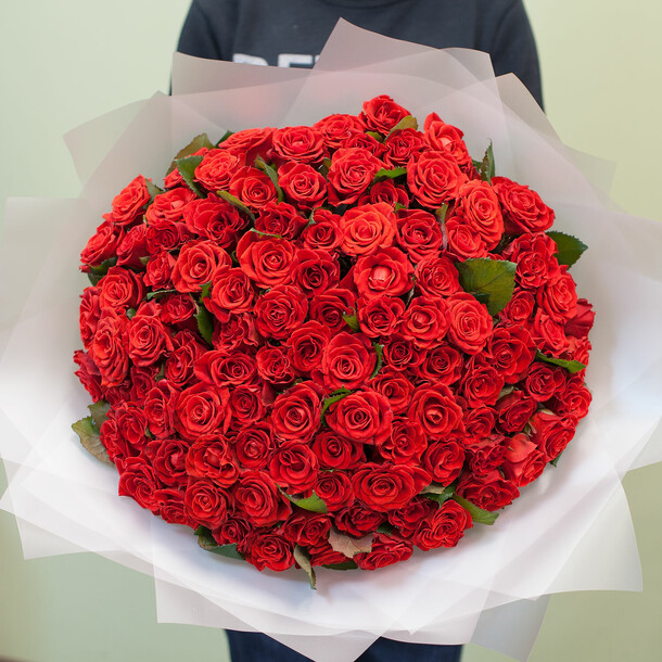 Букет из роз "аллая страсть", артикул F1277119 - 17800 рублей, доставка по городу. Flawery - доставка цветов