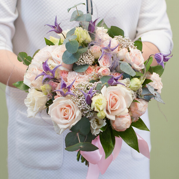 Букет невесты "валери", артикул F1277577 - 9900 рублей, доставка по городу. Flawery - доставка цветов