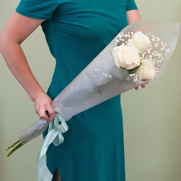 Букет роз "соломея", артикул F1288717 - 3200 рублей, доставка по городу. Flawery - доставка цветов