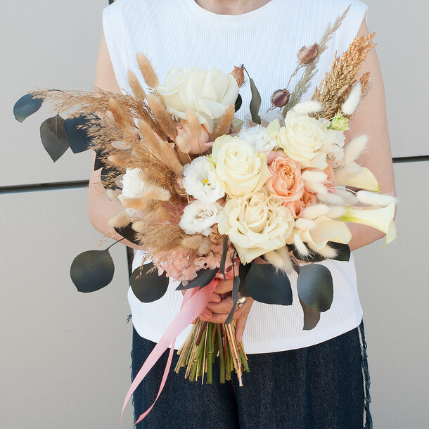 Букет невесты "сильвана", артикул F1321103 - 16500 рублей, доставка по городу. Flawery - доставка цветов