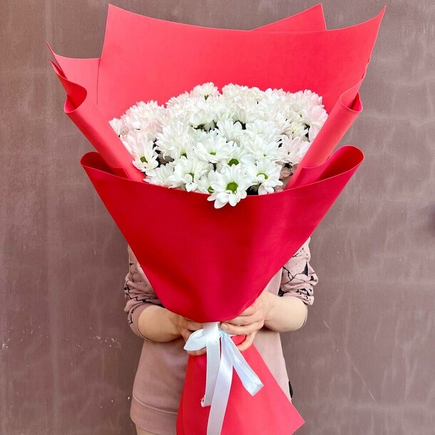 Букет-гигант из ромашек, артикул F1359658 - 7591 рублей, доставка по городу. Flawery - доставка цветов