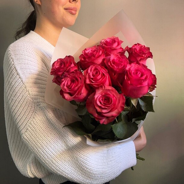 Белая гортензия с розами, артикул F1360010 - 4400 рублей, доставка по городу. Flawery - доставка цветов