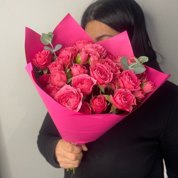 Кустовая роза пионовидная, артикул F1360740 - 4964 рублей, доставка по городу. Flawery - доставка цветов