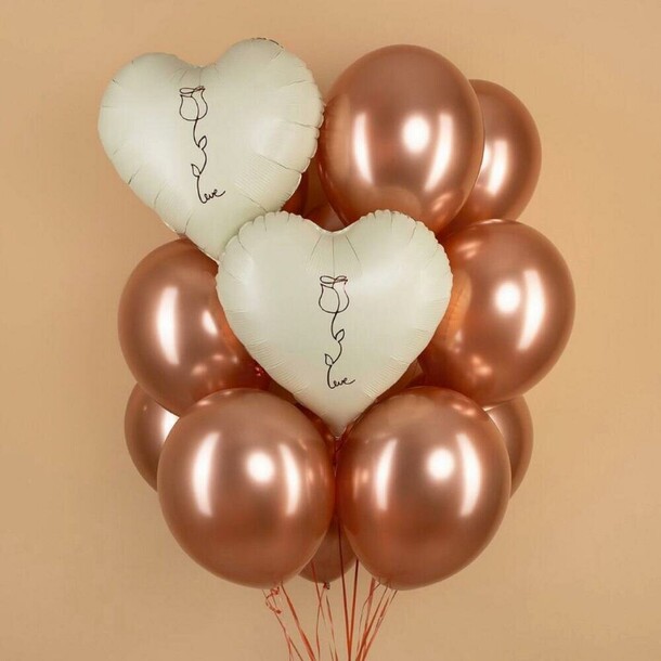 Шарики признание, артикул F1354851 - 4500 рублей, доставка по городу. Flawery - доставка цветов