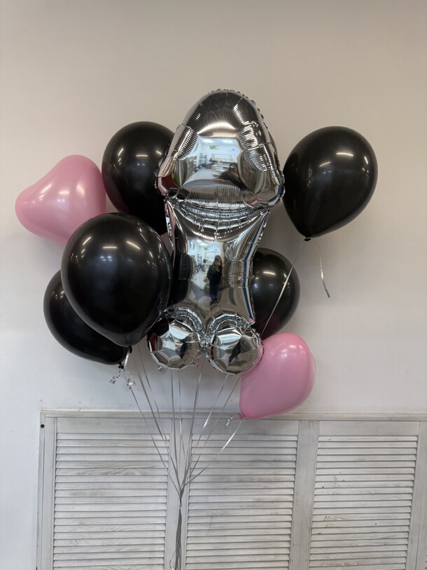 Шары 18+, артикул F1364259 - 4610 рублей, доставка по городу. Flawery - доставка цветов