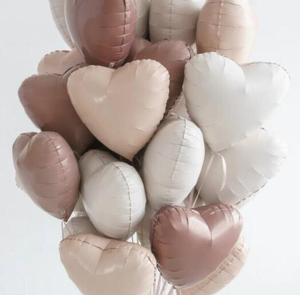 Шары сердца нежность, артикул F1381734 - 17000 рублей, доставка по городу. Flawery - доставка цветов