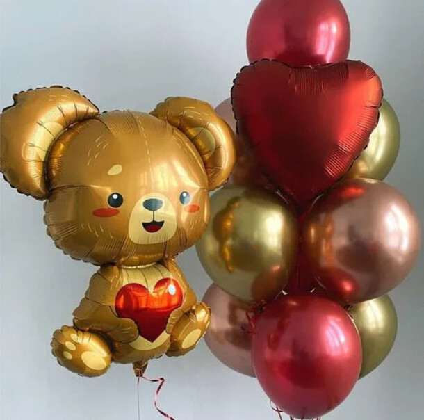 Шарики любовь, артикул F1452214 - 5100 рублей, доставка по городу. Flawery - доставка цветов