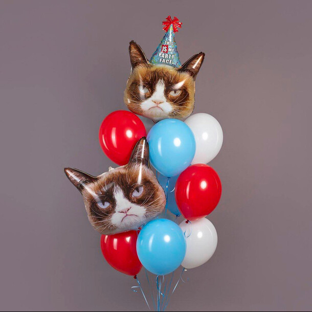 Коты сердитые, артикул F1456775 - 3650 рублей, доставка по городу. Flawery - доставка цветов