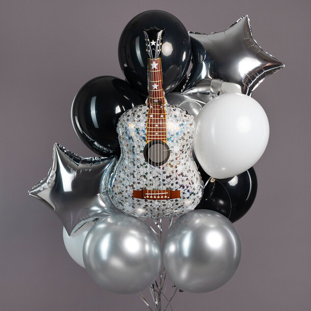 Шары музыка, артикул F1457105 - 4250 рублей, доставка по городу. Flawery - доставка цветов