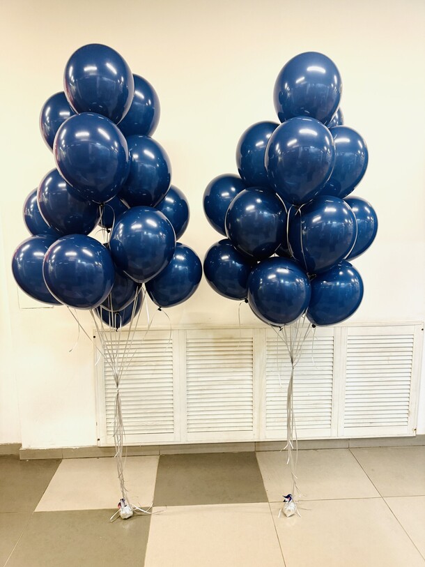Фонтаны шаров королевский синий, артикул F1472611 - 7500 рублей, доставка по городу. Flawery - доставка цветов