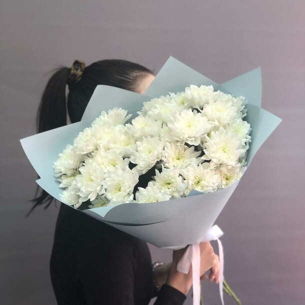 5 кустовых хризантем dr0150346, артикул F1445304 - 3914 рублей, доставка по городу. Flawery - доставка цветов