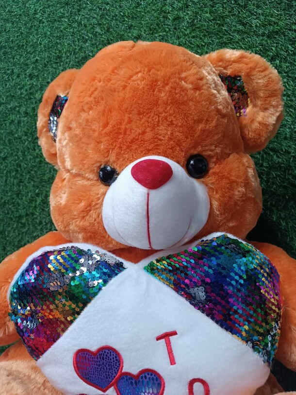 Медведь с сердцем, артикул F1448401 - 4800 рублей, доставка по городу. Flawery - доставка цветов