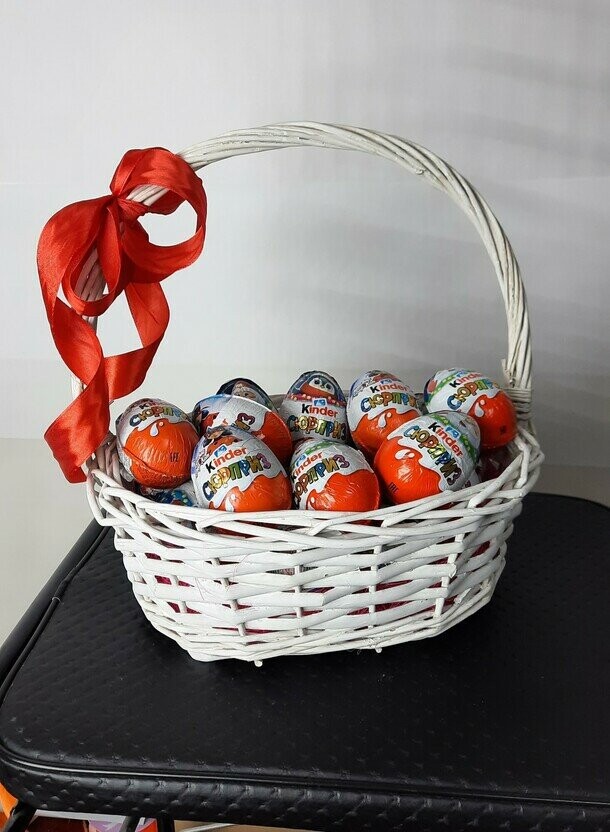 Корзина киндер, артикул F1454888 - 6600 рублей, доставка по городу. Flawery - доставка цветов