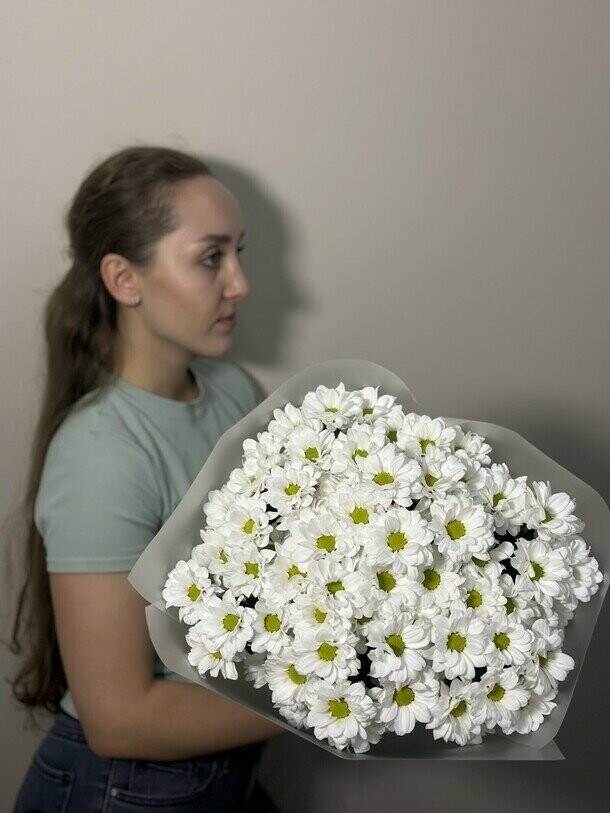 Хризантема кустовая, артикул F1534053 - 6300 рублей, доставка по городу. Flawery - доставка цветов