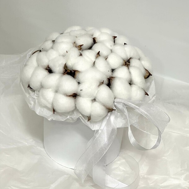Белый хлопушек, артикул F1367349 - 3100 рублей, доставка по городу. Flawery - доставка цветов