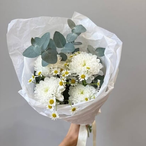 Ромашки, артикул F1374478 - 2035 рублей, доставка по городу. Flawery - доставка цветов