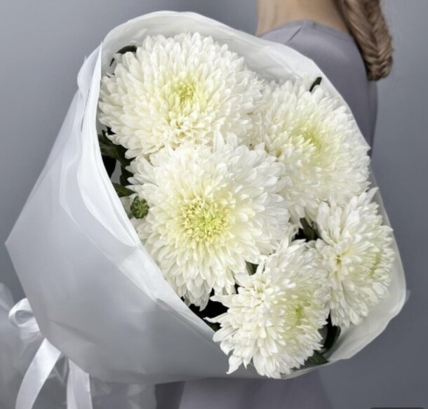 Хризантема одноголовая, артикул F1418635 - 3550 рублей, доставка по городу. Flawery - доставка цветов