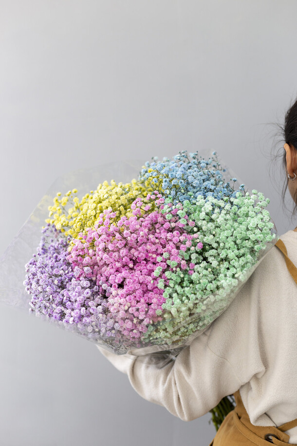 Монобукет из гипсофилы, артикул F1371686 - 11500 рублей, доставка по городу. Flawery - доставка цветов