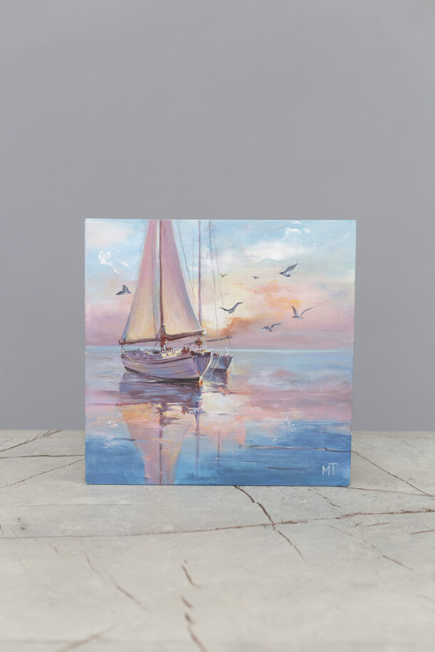 Интерьерная картина про море, артикул F1404317 - 10500 рублей, доставка по городу. Flawery - доставка цветов