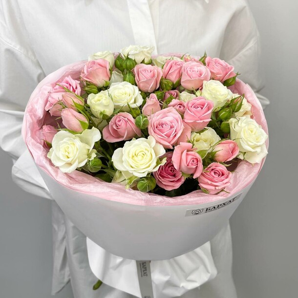 Цветочный букет, монобукет блики лета, артикул F1372199 - 5890 рублей, доставка по городу. Flawery - доставка цветов