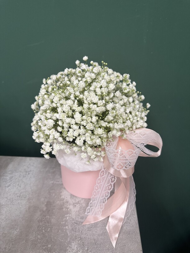 Нежная гипсофила, артикул F1267638 - 2182 рублей, доставка по городу. Flawery - доставка цветов