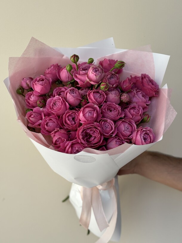 Пионовидные розы, артикул F1360847 - 4800 рублей, доставка по городу. Flawery - доставка цветов