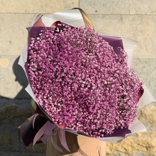 Розовое облако гипсофилы 21 шт (e053), артикул F1219072 - 9520 рублей, доставка по городу. Flawery - доставка цветов