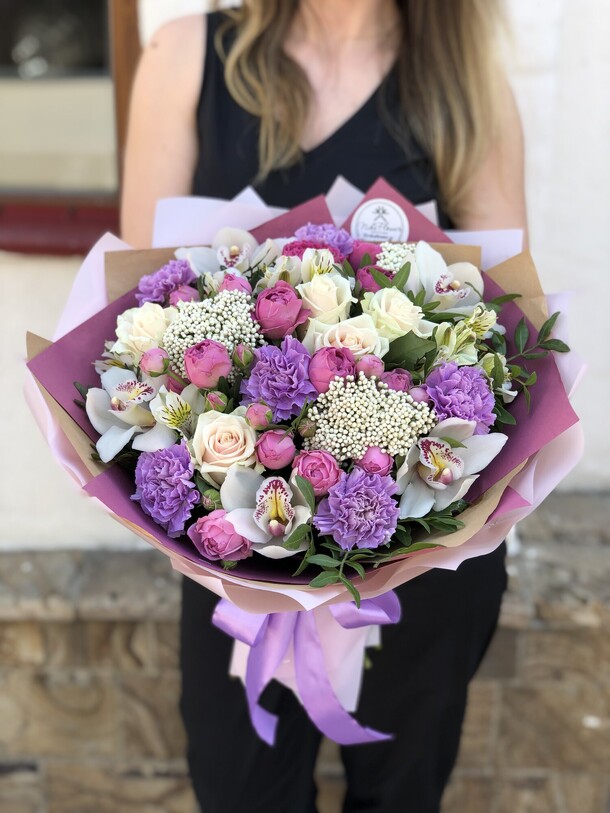 Букет матильда, артикул F1068511 - 8700 рублей, доставка по городу. Flawery - доставка цветов