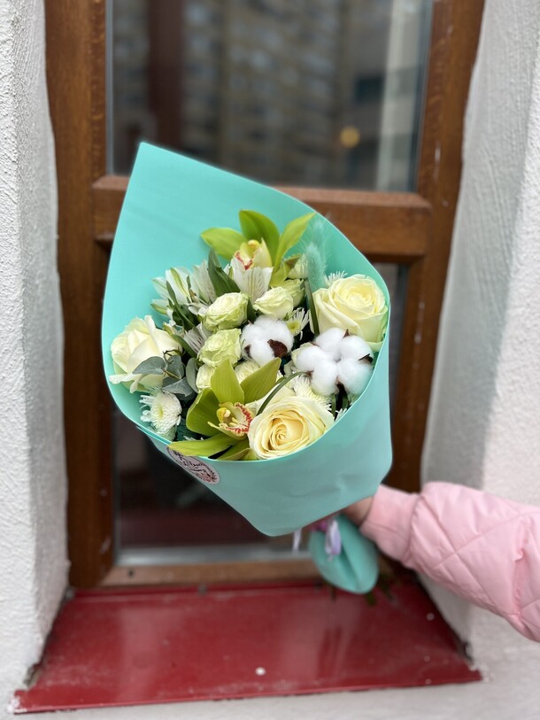 Букет тиффани, артикул F1109802 - 3630 рублей, доставка по городу. Flawery - доставка цветов