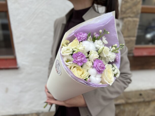 Букет романтическое облако, артикул F1223395 - 3795 рублей, доставка по городу. Flawery - доставка цветов