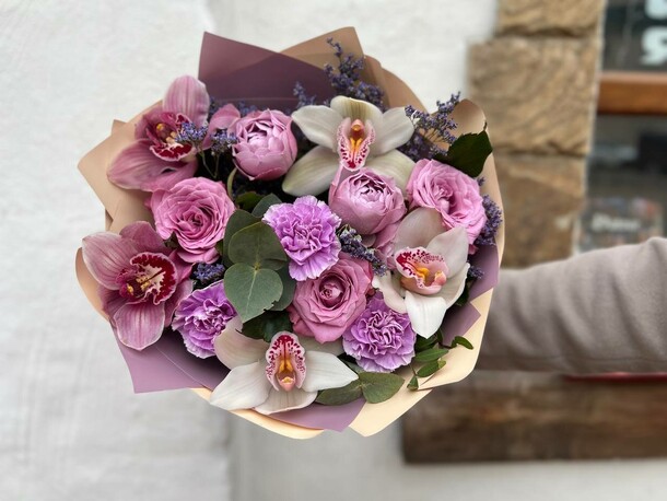 Букет амели, артикул F1271395 - 5885 рублей, доставка по городу. Flawery - доставка цветов