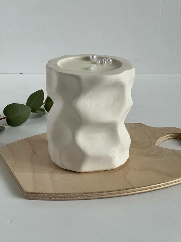 Свеча декоративная рельеф, артикул F1336995 - 1350 рублей, доставка по городу. Flawery - доставка цветов