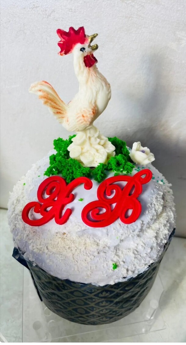 Кулич - петушок, артикул F1401445 - 1850 рублей, доставка по городу. Flawery - доставка цветов