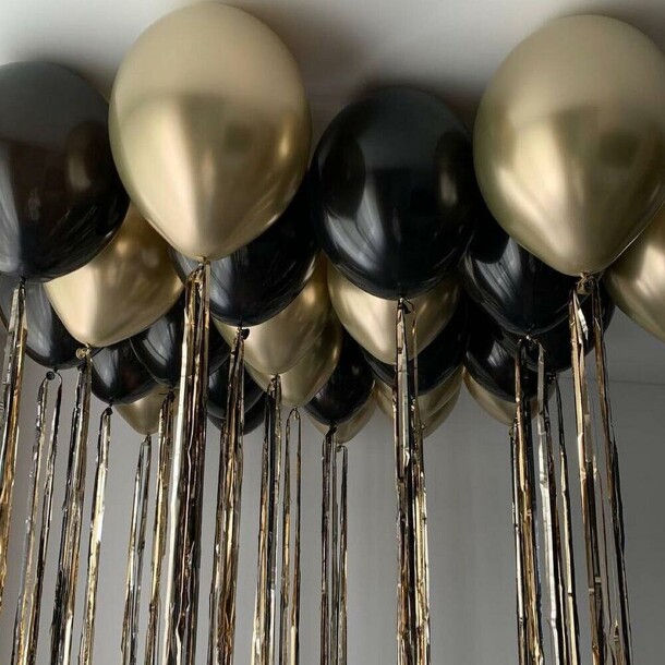 Шары под потолок пантера 25 шт, артикул F1375617 - 6270 рублей, доставка по городу. Flawery - доставка цветов