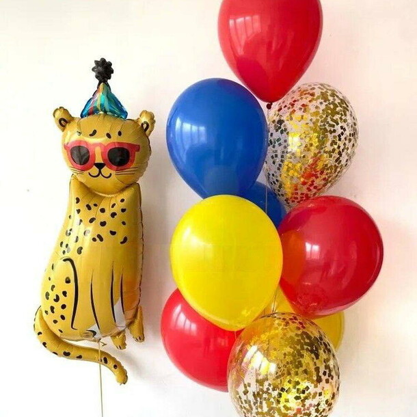 Набор шаров "модный леопард", артикул F1453683 - 4915 рублей, доставка по городу. Flawery - доставка цветов