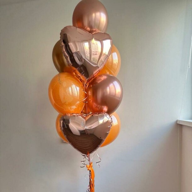 Шары девушки осенняя любовь, артикул F1469867 - 3100 рублей, доставка по городу. Flawery - доставка цветов