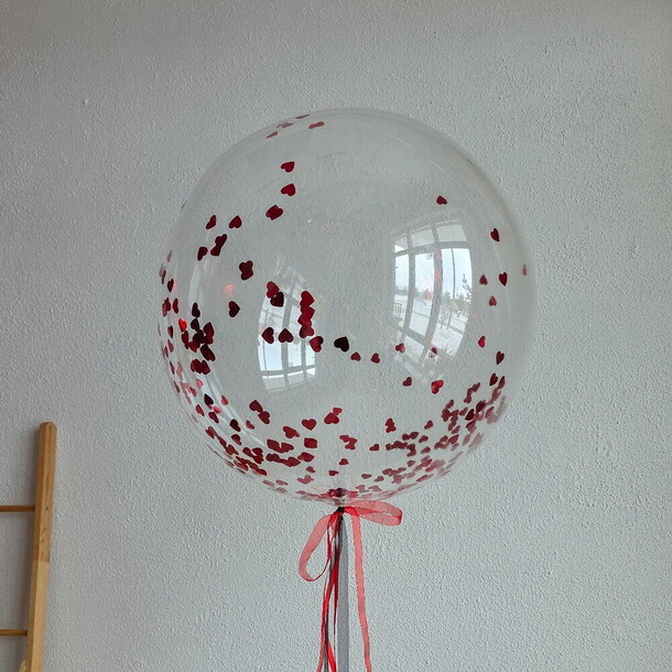 Шар для любимой - чистота сердец, артикул F1517097 - 2500 рублей, доставка по городу. Flawery - доставка цветов