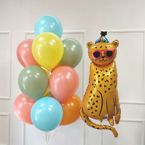 Набор шаров  - солнечный акцент, артикул F1522428 - 4280 рублей, доставка по городу. Flawery - доставка цветов