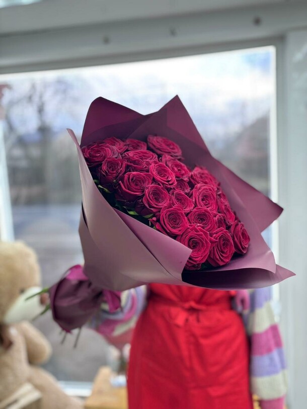 Классический бордо, артикул F1377482 - 8500 рублей, доставка по городу. Flawery - доставка цветов